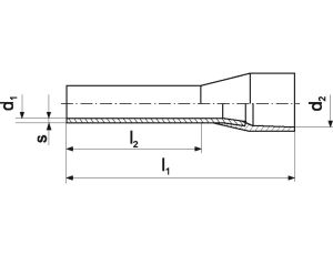 Końcówka tulejkowa izolowana TE 0,14-6 /100szt./