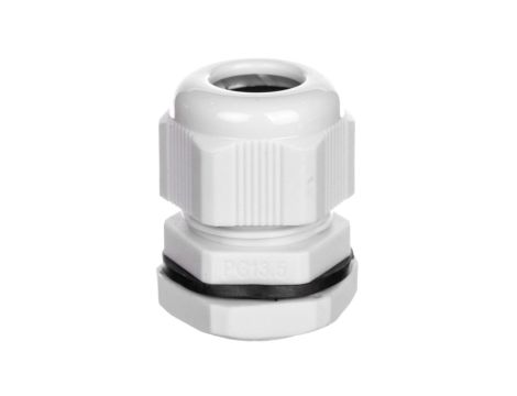 Dławnica poliamidowa PG13,5 IP68 szara DK PG-13,5-S