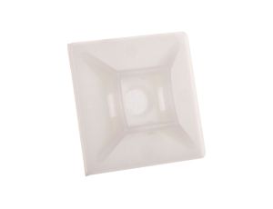 Element mocujący do opasek kablowych 28x28 biały ITA028028W /100szt./
