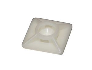 Element mocujący do opasek kablowych 12,7x12,7 biały ITA127127W /100szt./