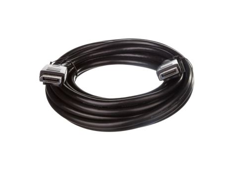 Kabel połączeniowy DisplayPort 1.1 Typ DP/DP, M/M czarny 5m AK-340100-050-S