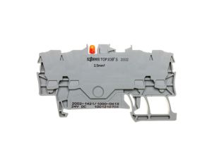 Złączka 4-przewodowa 2,5mm2 z LED czerwona TOPJOBS 2002-1421/1000-413