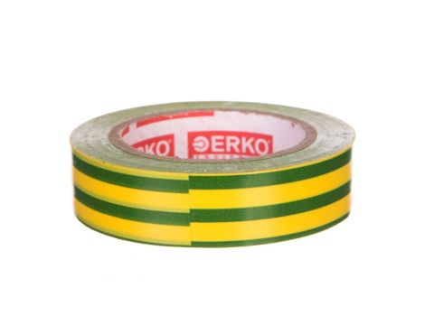 Taśma izolacyjna 15/10 żółto-zielona TPVC_15-10-ZOLTOZIELONA /10szt./