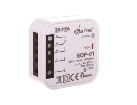 Radiowy odbiornik dopuszkowy 1-kanałowy ROP-01 EXF10000047