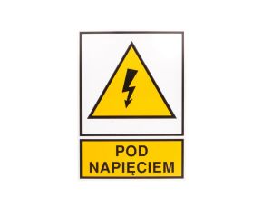 Tabliczka /znak ostrzegawczy/ TZO 105X148P P.NAP. E04TZ-01012130800 /10szt./