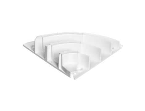 Kąt płaski regulowany DLP 85-120 stopni biały DLP 80x20 033747