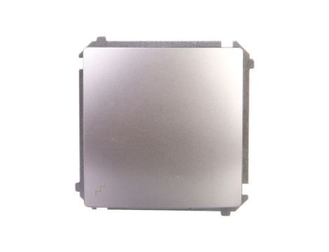 Simon Basic Łącznik schodowy 16AX 250V zaciski śrubowe srebrny mat BMW6A.01/43