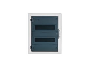 Rozdzielnica modułowa 2x12 p/t ECONOMIC BOX RP 2/24 drzwi transparentne (N+PE) IP40 2515-01