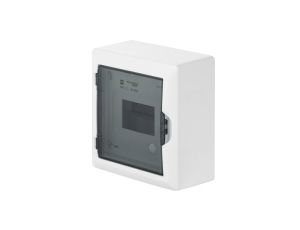 Rozdzielnica modułowa 1x6 n/t ECONOMIC BOX RN 1/6 drzwi dymne (N+PE) IP40 2501-01