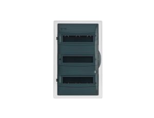 Rozdzielnica modułowa 3x12 p/t ECONOMIC BOX RP 3/36 drzwi transparentne (N+PE) lP40 2516-01