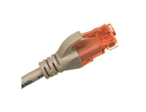 Kabel krosowy (Patch Cord) U/UTP kat.6 szary 0,5m DK-1612-005