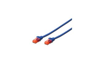 Kabel krosowy (Patch Cord) U/UTP kat.6 niebeski 0,5m DK-1612-005/B