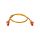 Kabel krosowy (Patch Cord) U/UTP kat.6 żółty 0,5m DK-1612-005/Y