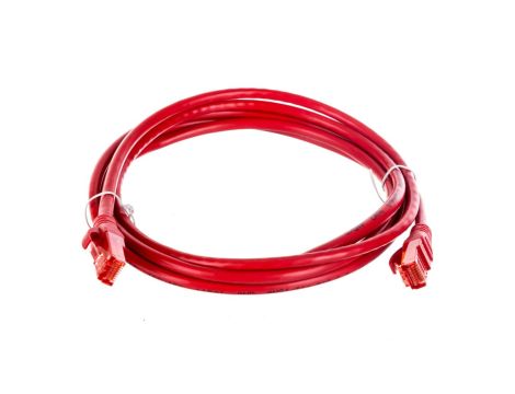 Kabel krosowy (Patch Cord) U/UTP kat.6 czerwony 2m DK-1612-020/R