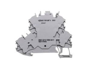 Złączka 2-piętrowa 2,5mm2 diodowa szara TOPJOBS 2002-2211/1000-411