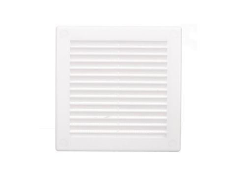 Kratka wentylacyjna 150x150mm biała siatka TRU2