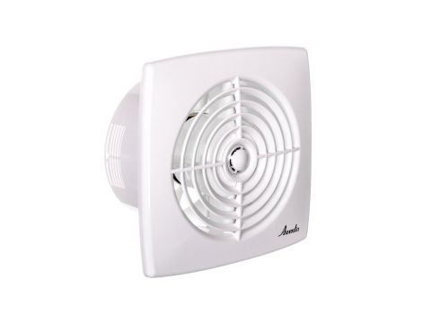 Wentylator wyciągowy fi 125 16W 175m3/h 230V IPX4 biały włącznik pociągany RETIS WR125W E00078 WR125W
