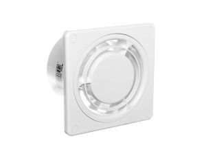 Wentylator wyciągowy fi 100 8W 72m3/h 230V IPX4 biały RING E0007848 WWR100