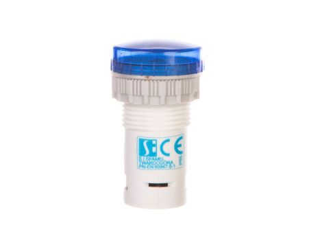 Lampka kompaktowa niebieska PK22-LN-24-LED AC/DC