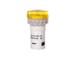 Lampka kompaktowa żółta PK22-LG-230-LED-AC