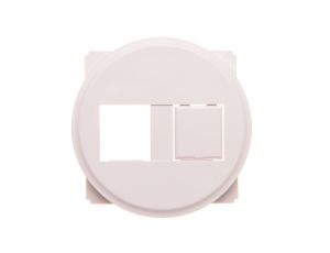 CELIANE Plakietka osłonowa gniazda komputerowego RJ45 biała 067357