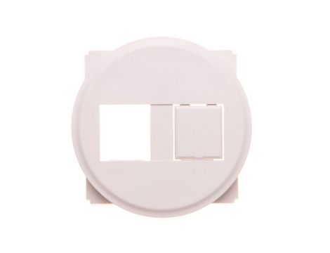 CELIANE Plakietka osłonowa gniazda komputerowego RJ45 biała 067357
