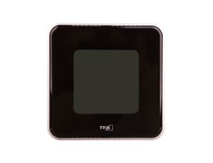 Termometr/higrometr cyfrowy funkcja zegara -20-50C, wilgotność 20-99 bateria CR 2032 czarny 30.5021.01