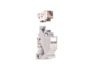 Adapter z gniazdem RJ45 kat.6A na szynę DIN TH35 EPIC DATA HS RJ45 F 10G A 21700613