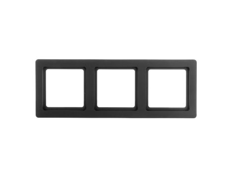 Berker Q.1 Ramka potrójna antracyt aksamit 10136086