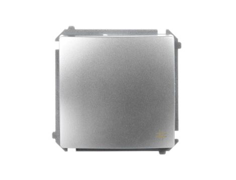 Simon Basic Łącznik krzyżowy 10AX 250V srebrny mat BMW7.01/43