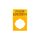 Szyld opisowy 33x50mm żółty /WYŁĄCZNIK BEZPIECZEŃSTWA/ M22-XZK1-PL99 167636