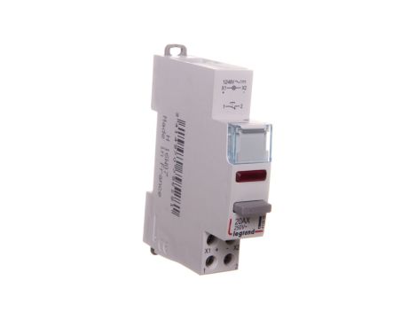 Przycisk modułowy 20A 1R z lampką LED 12/48V czerwoną LP462 412919
