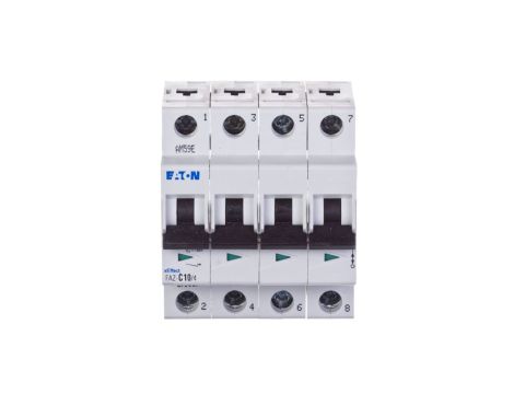 Wyłącznik nadprądowy 4P C 10A 15kA AC FAZ C10/4 279057