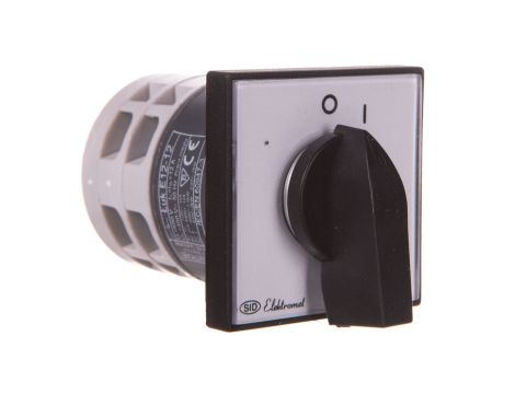 Łącznik krzywkowy 0-1 3P 12A IP65 Łuk E12-12 z płytką 921201