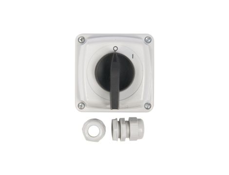 Łącznik krzywkowy 0-1 3P 16A IP44 Łuk E16-13 w obudowie 951611