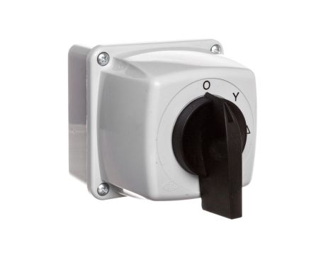 Łącznik krzywkowy gwiazda-trójkąt 3P 25A IP44 Łuk E25-23 w obudowie 952522