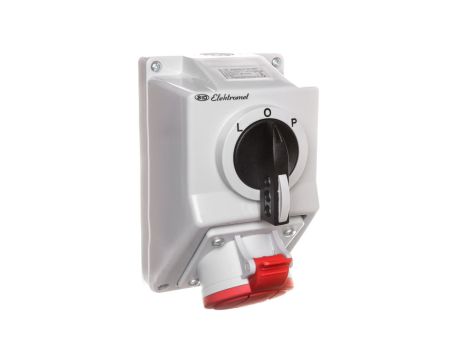 Zestaw instalacyjny z gniazdem 5P L-0-P 32A IP54 C32-48N 974009