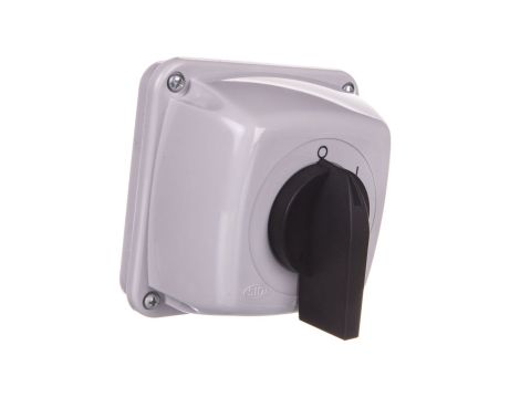 Łącznik krzywkowy 0-1 1P 16A IP44 Łuk 16-53 w obudowie 921653