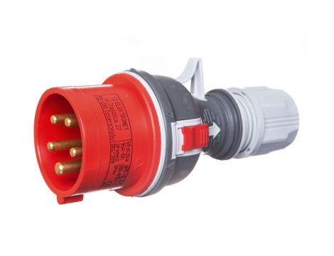 Wtyczka przenośna 16A 5P 400V czerwona TWIST WPP 16/5 IP44 922070