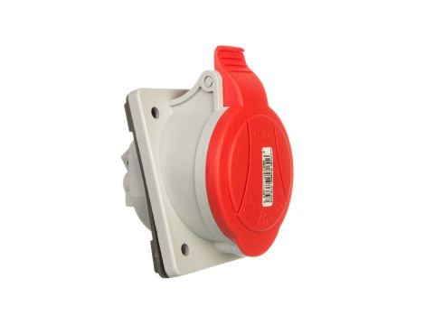 Gniazda tablicowe skośne 5P 32A 400V czerwone GTS 32/5 IP-44 921825