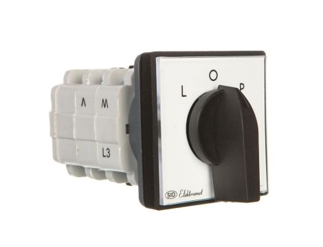 Łącznik krzywkowy L-0-P 3P 25A IP44 z płytką przednią Łuk 25-42 IP-65 922527