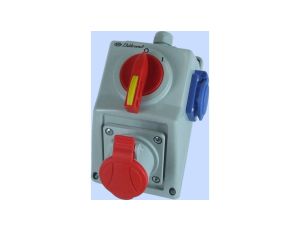 Zestaw instalacyjny z rozłącznikiem O-I 1x16A 4P 400V, 1x16A 250V 2P+Z C16-18.1 IP54 971615