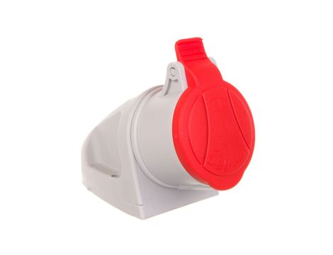 Gniazdo stałe 16A 5P 400V czerwone MINI GSM 16/5 IP44 921860