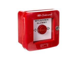 Wyłącznik alarmowy samoczynny natynkowy z zamkiem WGZ-1s IP-55 921490