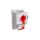 Zestaw instalacyjny z gniazdem 5P 1x 2P+Z (0-I) 16A IP54 C16-18.1N 971616