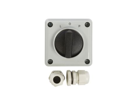 Łącznik krzywkowy L-0-P 3P 12A IP65 Łuk E12-43 w obudowie 921243