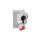 Zestaw instalacyjny z gniazdem 4P 1x 2P+Z L-0-P 16A IP54 C16-48.1 971613
