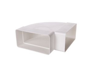 Kolano poziome PS 90st. 110x55mm białe 050