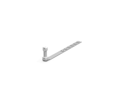 Uchwyt pod dachówkę L-330mm H-150mm ocynk z zaczepami z plastikiem 10.2/Z/P OG /91003702/