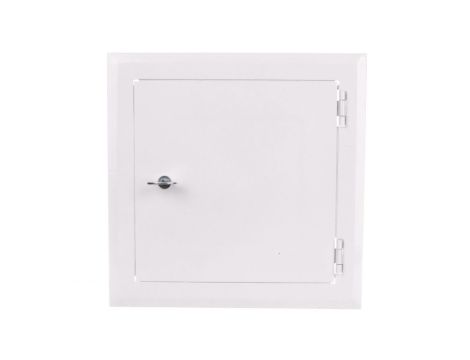 Drzwiczki rewizyjne metalowe 140x140mm białe DMW81
